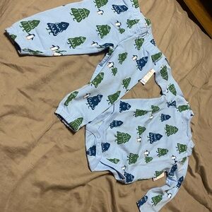 Garanimals Blue and Green Tree Pattern Set